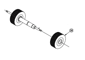 09-0556-00 Roll Assembly, Friction Feed, Accufast XL