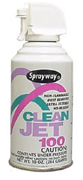 Spray can of Sprayway 805 - Clean Jet 100 - Non Flammable