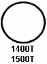 1400T Clear Round Tab for Rena L326