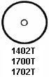 1700T Round White Paper Circle Tab for Rena UT361 Wafer Seal