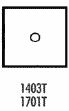 Square White Paper Tab for Rena UT361 1701T