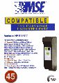 HP 45 Black Inkjet Cartridge Refilled Compatable