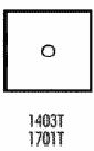 1701T White Paper Square Tab for Rena UT361 Wafer Seal
