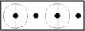 Clear Round Perforated Tab for Rena UT361 1706T